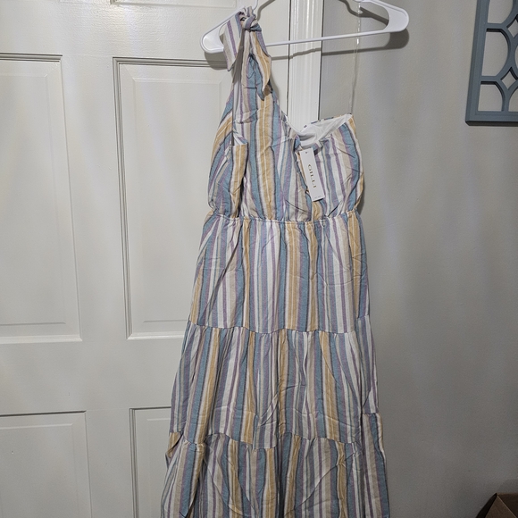 Gilli Pastel Striped Dress - Picture 3 of 6